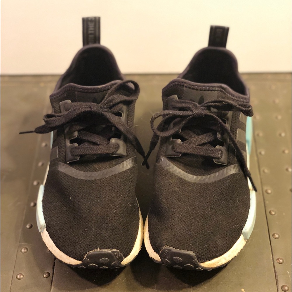 🖤Black & Blue Adidas NMDs Boost💙